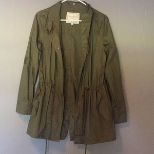 Medium green jacket from Macy’s